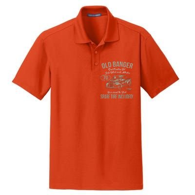 70th Birthday Vintage Old Banger 70 Years Old Gift Dry Zone Grid Polo