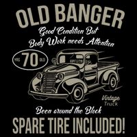 70th Birthday Vintage Old Banger 70 Years Old Gift Backpack