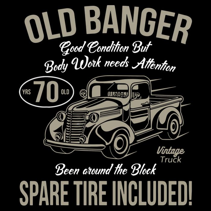 70th Birthday Vintage Old Banger 70 Years Old Gift Backpack