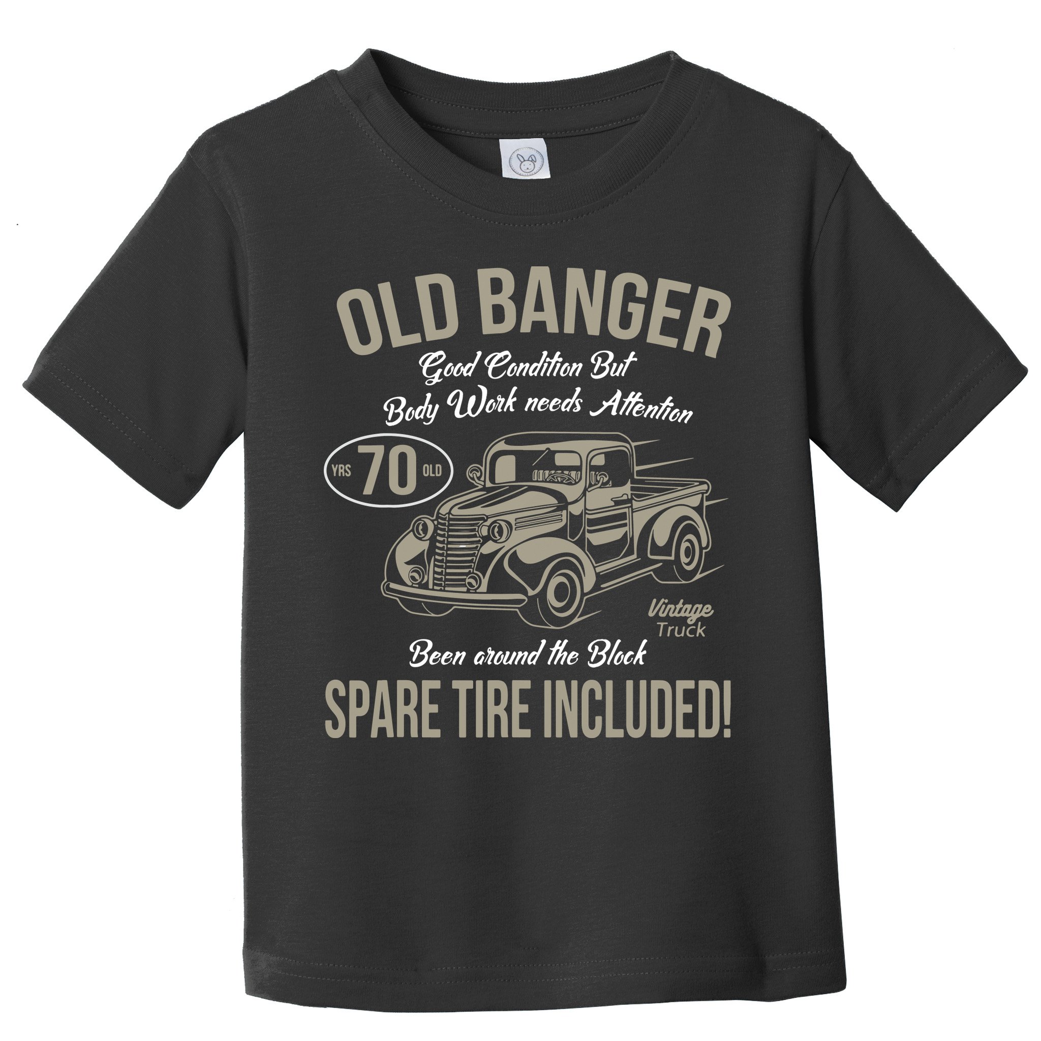 70th Birthday Vintage Old Banger 70 Years Old Gift Toddler T-Shirt
