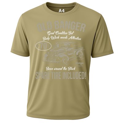 70th Birthday Vintage Old Banger 70 Years Old Gift Cooling Performance Crew T-Shirt