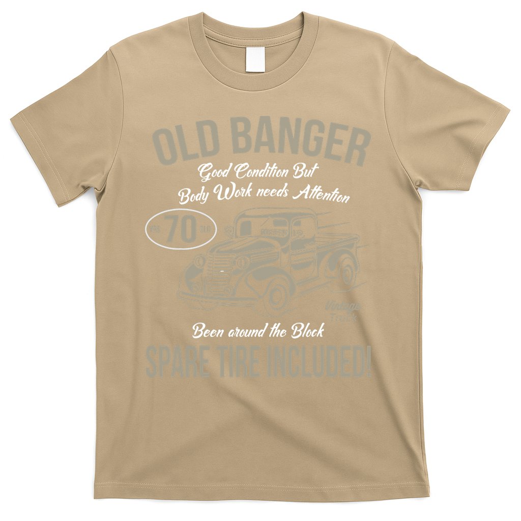 70th Birthday Vintage Old Banger 70 Years Old Gift T-Shirt