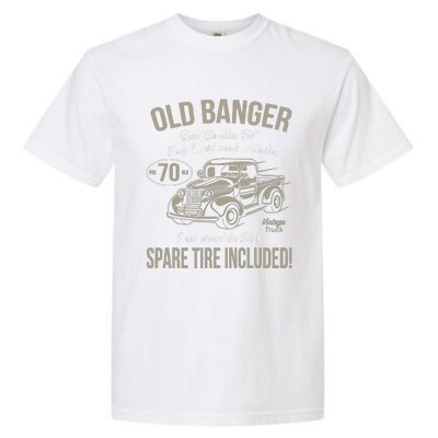 70th Birthday Vintage Old Banger 70 Years Old Gift Garment-Dyed Heavyweight T-Shirt