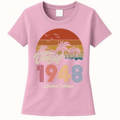 75th Birthday Vintage Limited Edition 1948 Womens T-Shirt