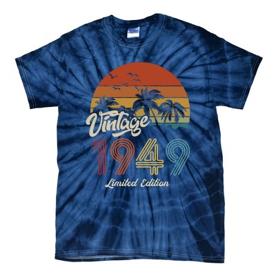 74th Birthday Vintage Limited Edition 1949 Tie-Dye T-Shirt