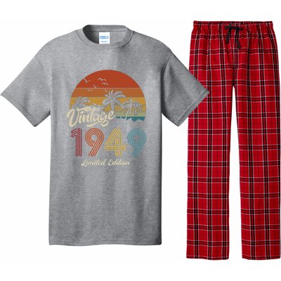 74th Birthday Vintage Limited Edition 1949 Pajama Set