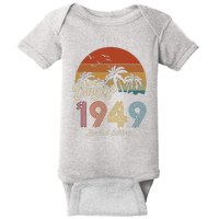 74th Birthday Vintage Limited Edition 1949 Baby Bodysuit