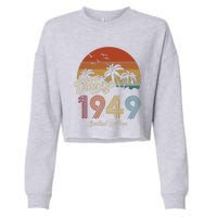 74th Birthday Vintage Limited Edition 1949 Cropped Pullover Crew