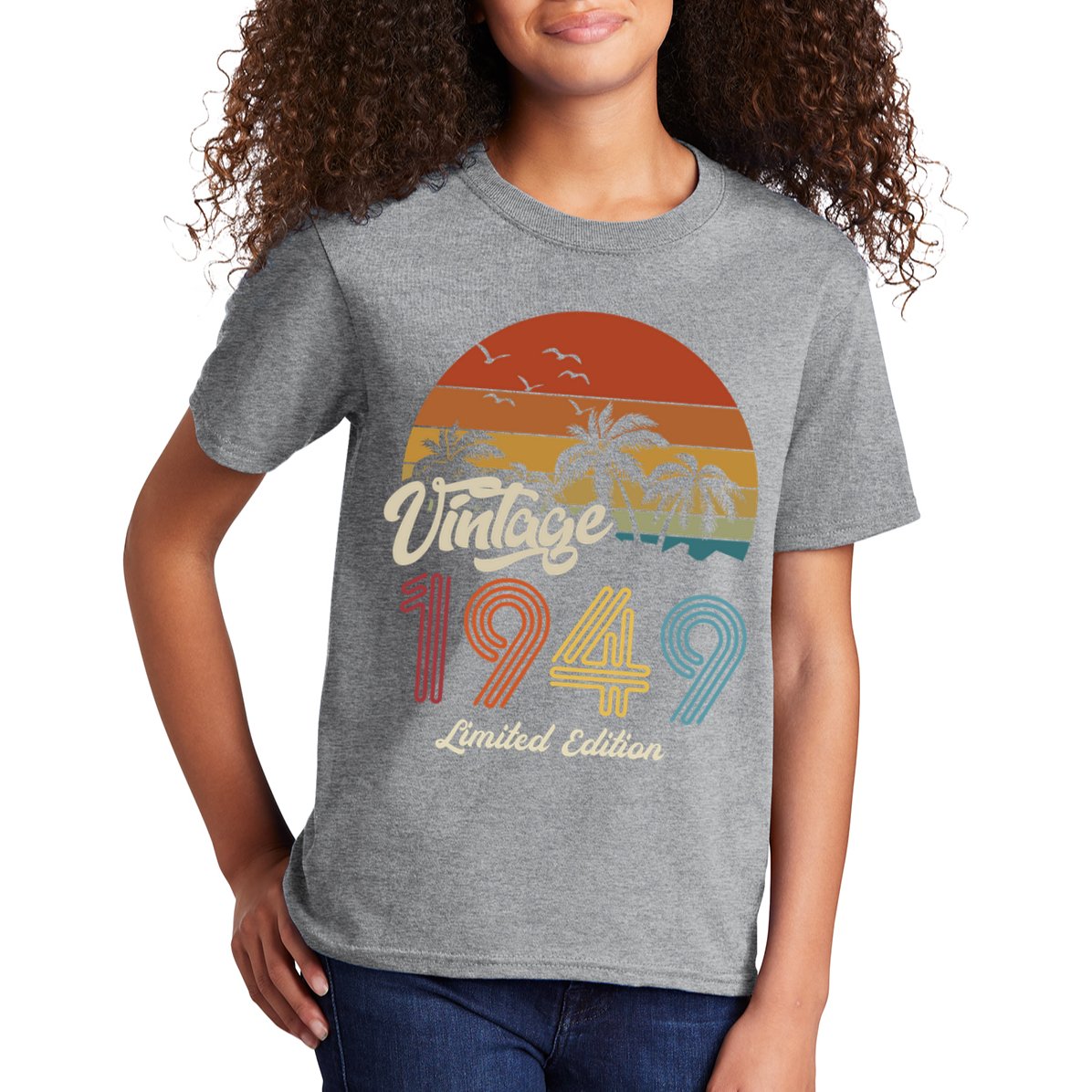 74th Birthday Vintage Limited Edition 1949 Kids T-Shirt