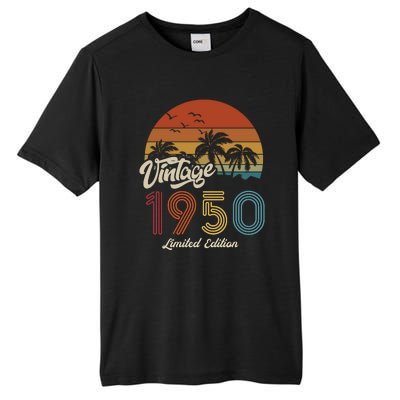 73rd Birthday Vintage Limited Edition 1950 Tall Fusion ChromaSoft Performance T-Shirt