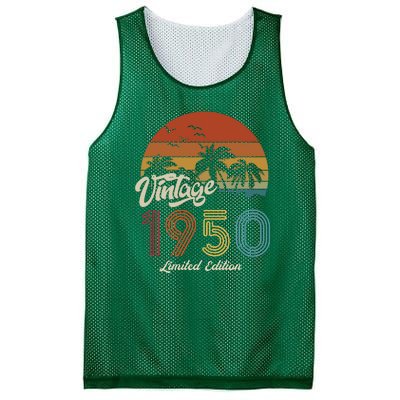 73rd Birthday Vintage Limited Edition 1950 Mesh Reversible Basketball Jersey Tank