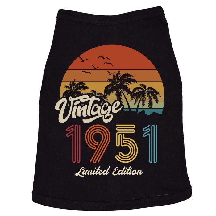 72nd Birthday Vintage Limited Edition 1951 Doggie Tank