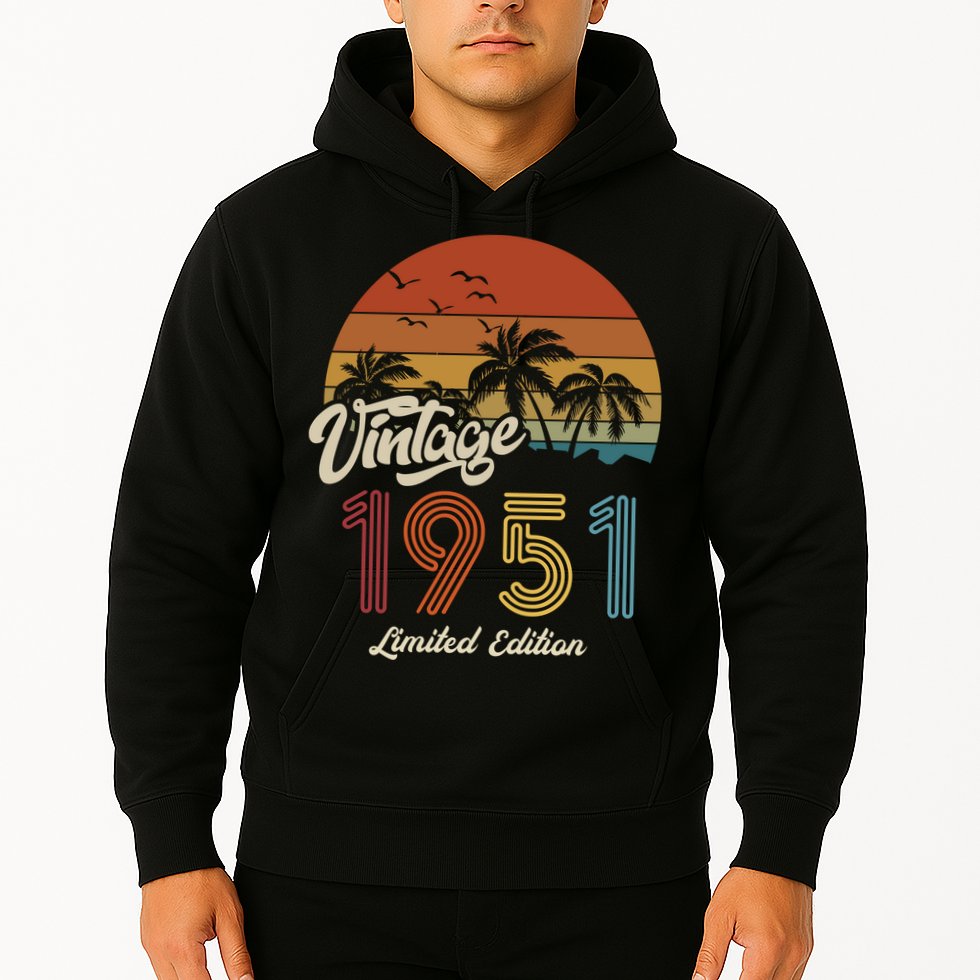 72nd Birthday Vintage Limited Edition 1951 Hoodie