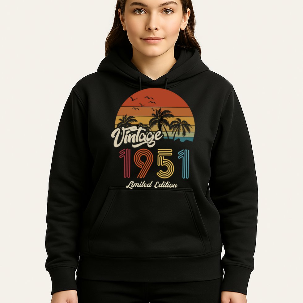 72nd Birthday Vintage Limited Edition 1951 Hoodie