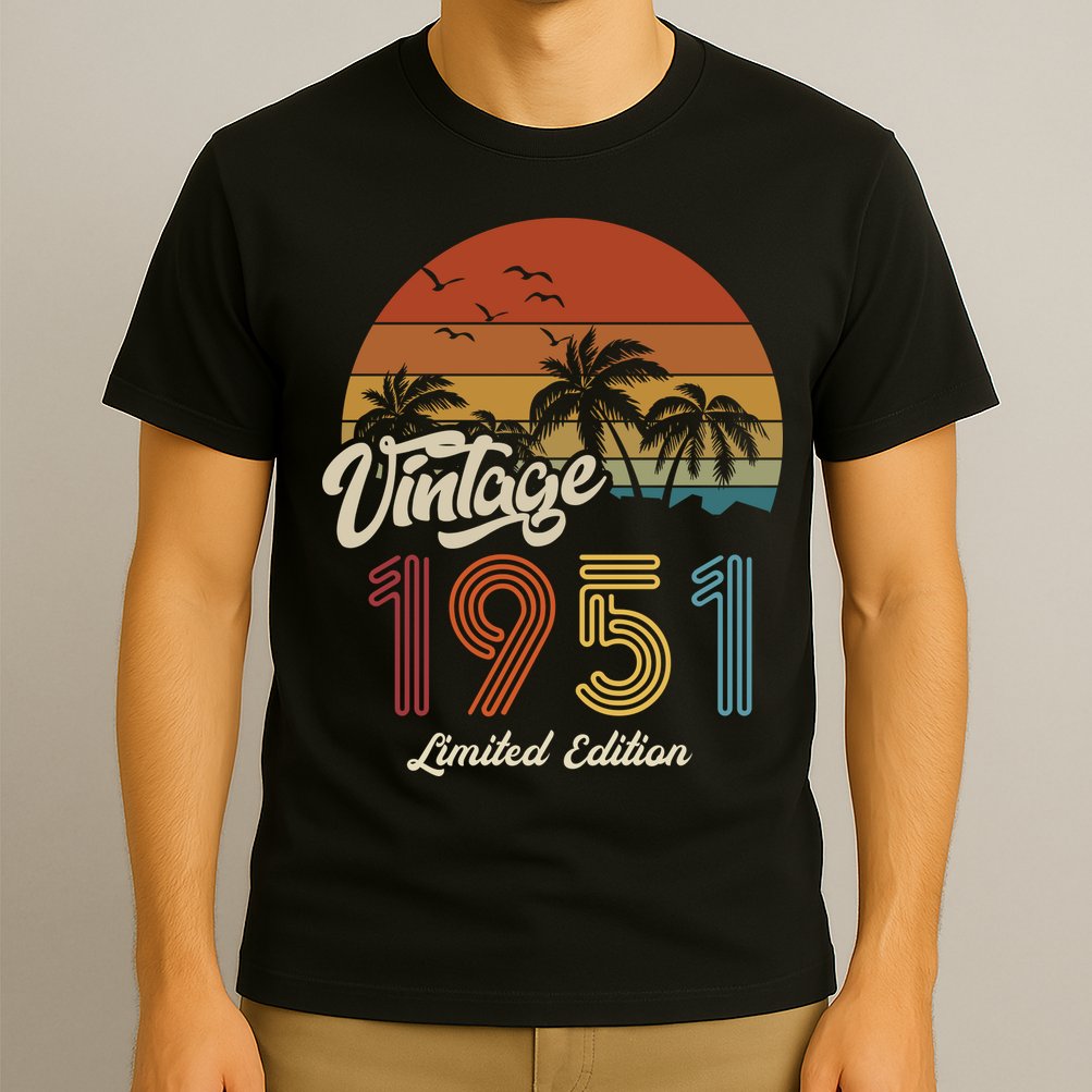 72nd Birthday Vintage Limited Edition 1951 T-Shirt