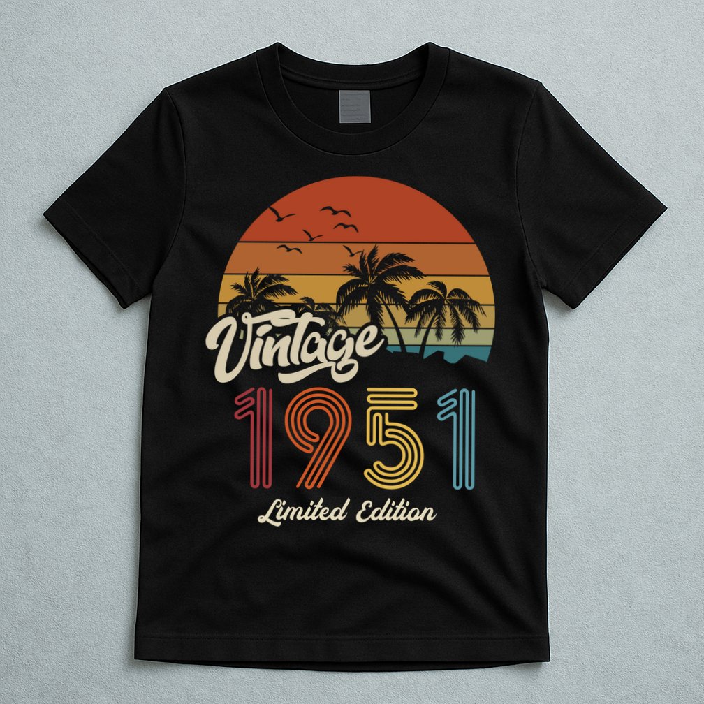 72nd Birthday Vintage Limited Edition 1951 T-Shirt