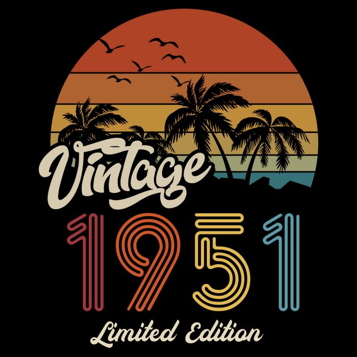 72nd Birthday Vintage Limited Edition 1951 Flatbill Hat