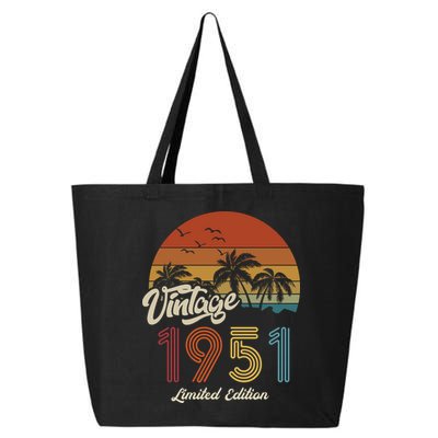 72nd Birthday Vintage Limited Edition 1951 25L Jumbo Tote