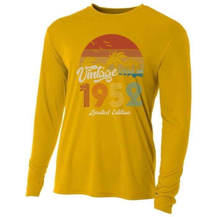 71st Birthday Vintage Limited Edition 1952 Cooling Performance Long Sleeve Crew