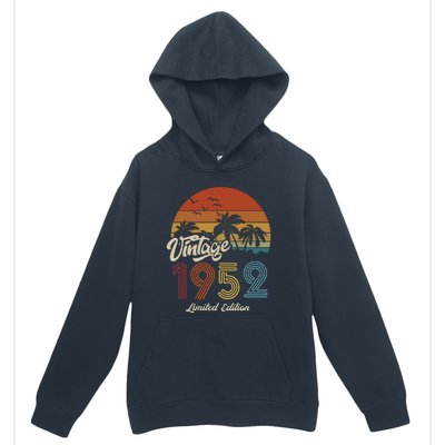 71st Birthday Vintage Limited Edition 1952 Urban Pullover Hoodie