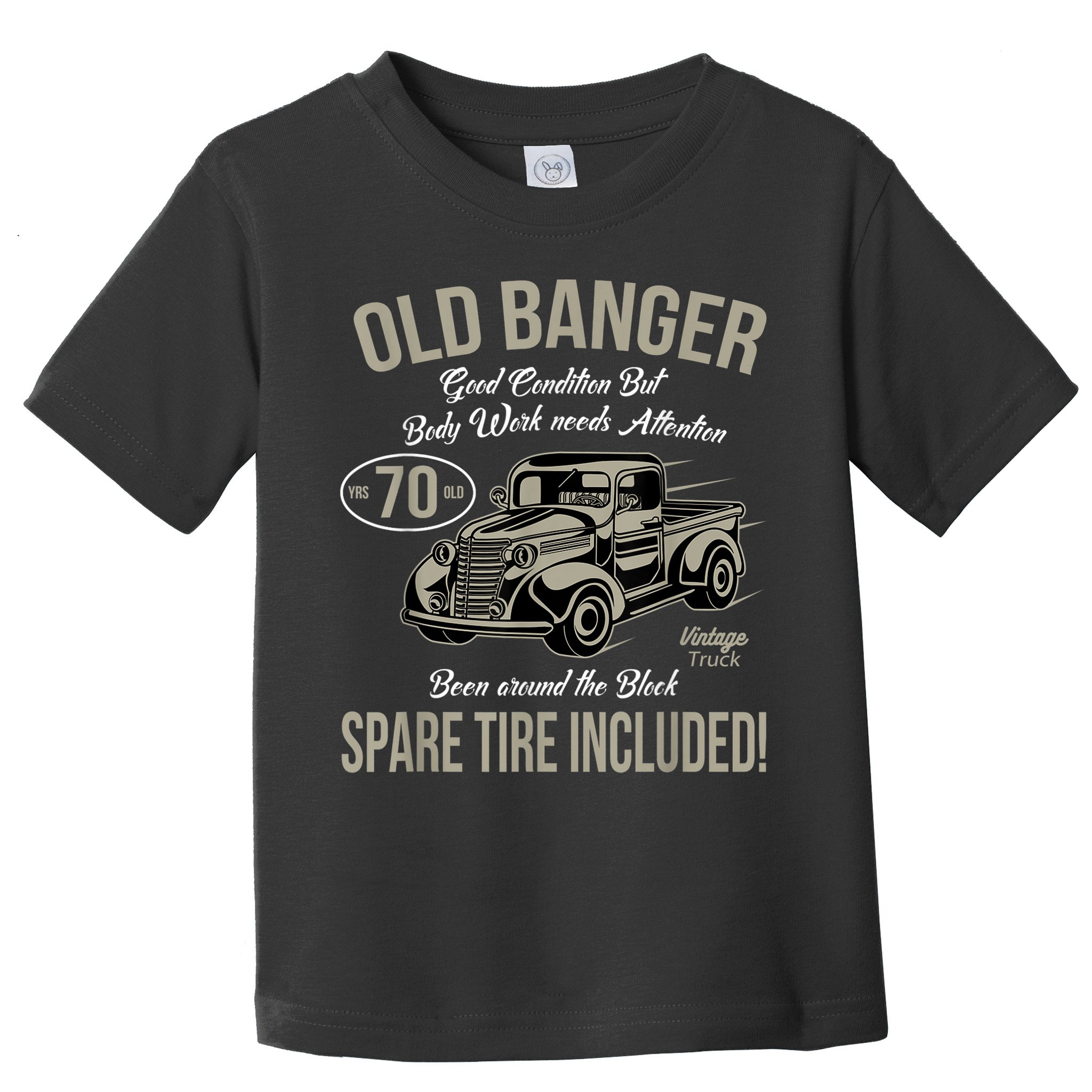 70th Birthday Vintage Old Banger 70 Years Old  Gift Retro Toddler T-Shirt
