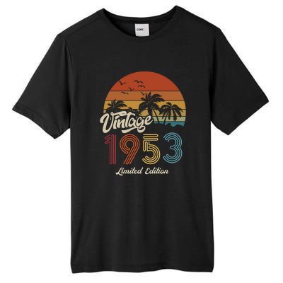 70th Birthday Vintage Limited Edition 1953 Tall Fusion ChromaSoft Performance T-Shirt