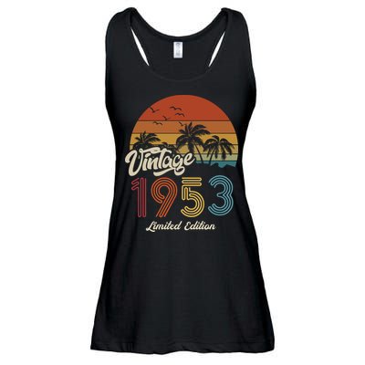 70th Birthday Vintage Limited Edition 1953 Ladies Essential Flowy Tank