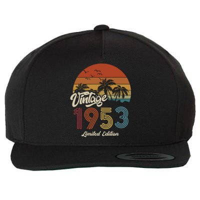 70th Birthday Vintage Limited Edition 1953 Wool Snapback Cap