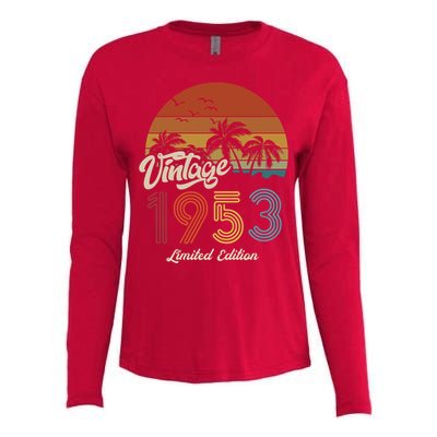 70th Birthday Vintage Limited Edition 1953 Womens Cotton Relaxed Long Sleeve T-Shirt