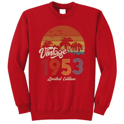 70th Birthday Vintage Limited Edition 1953 Sweatshirt