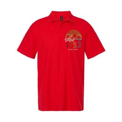 70th Birthday Vintage Limited Edition 1953 Softstyle Adult Sport Polo