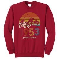 70th Birthday Vintage Limited Edition 1953 Tall Sweatshirt