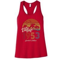 70th Birthday Vintage Limited Edition 1953 Women's Racerback Tank