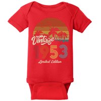 70th Birthday Vintage Limited Edition 1953 Baby Bodysuit