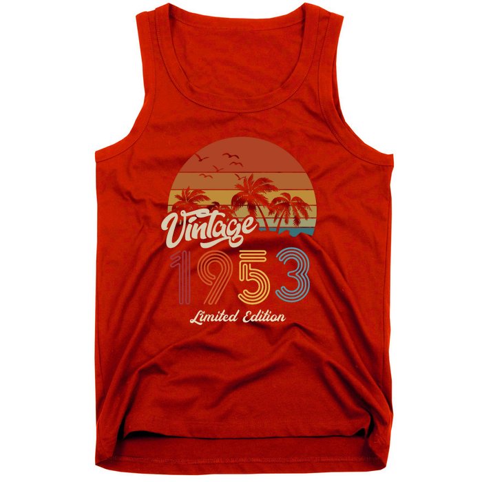 70th Birthday Vintage Limited Edition 1953 Tank Top