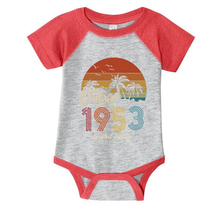 70th Birthday Vintage Limited Edition 1953 Infant Baby Jersey Bodysuit