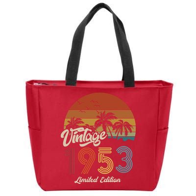 70th Birthday Vintage Limited Edition 1953 Zip Tote Bag