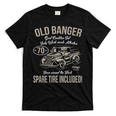 70th Birthday Vintage Old Banger 70 Years Old M.e.n Gift Retro T-Shirt