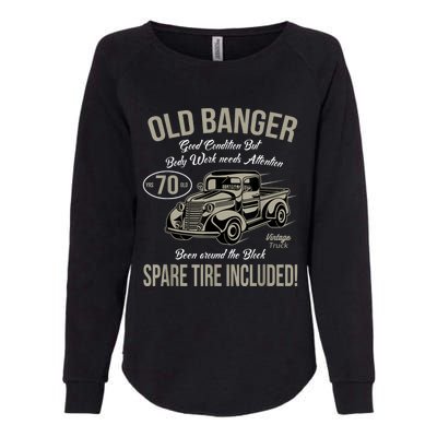 70th Birthday Vintage Old Banger 70 Years Old M.e.n Gift Retro Womens California Wash Sweatshirt