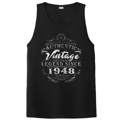 75th Birthday Vintage Legend Since 1948 PosiCharge Competitor Tank