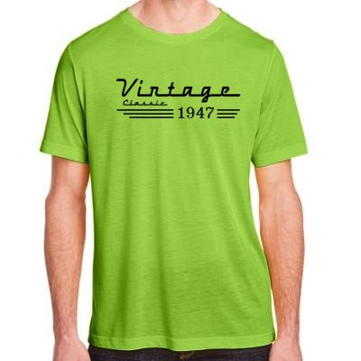 75th Birthday Vintage 1947 Classic Adult ChromaSoft Performance T-Shirt