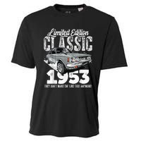 70th birthday Vintage Classic Car 1953 B-day 70 year old Cooling Performance Crew T-Shirt