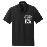 70th birthday Vintage Classic Car 1953 B-day 70 year old Dry Zone Grid Polo