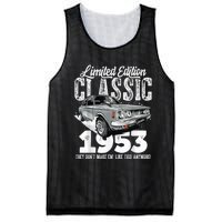 70th birthday Vintage Classic Car 1953 B-day 70 year old Mesh Reversible Basketball Jersey Tank