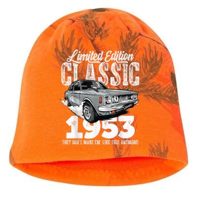 70th birthday Vintage Classic Car 1953 B-day 70 year old Kati - Camo Knit Beanie