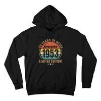 70th Birthday Vintage Limited Edition 1953 Hoodie