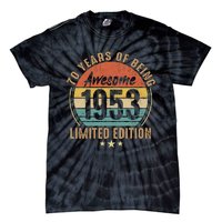 70th Birthday Vintage Limited Edition 1953 Tie-Dye T-Shirt