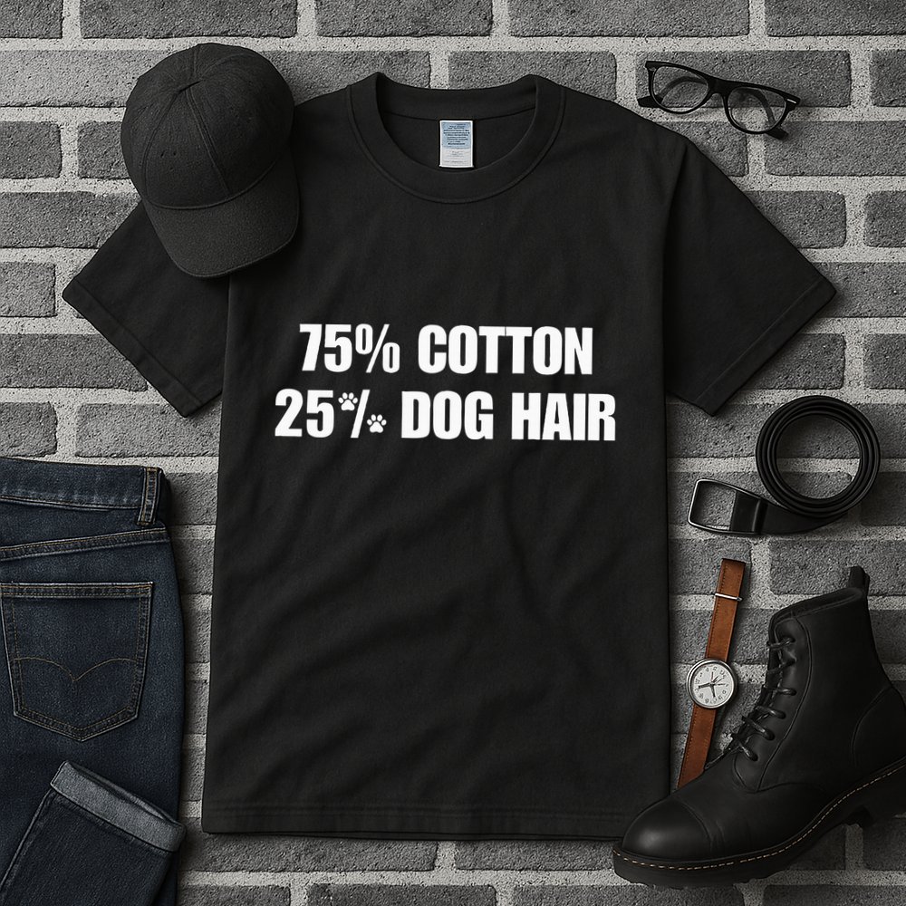 75 Cotton 25 Percent Dog Hair Tall T-Shirt