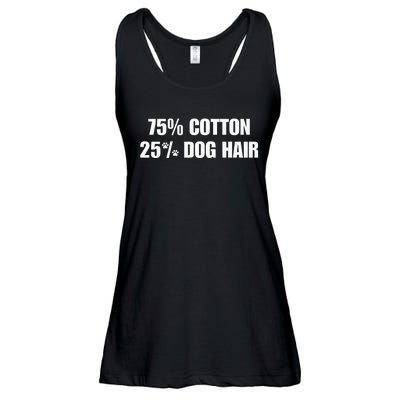 75 Cotton 25 Percent Dog Hair Ladies Essential Flowy Tank