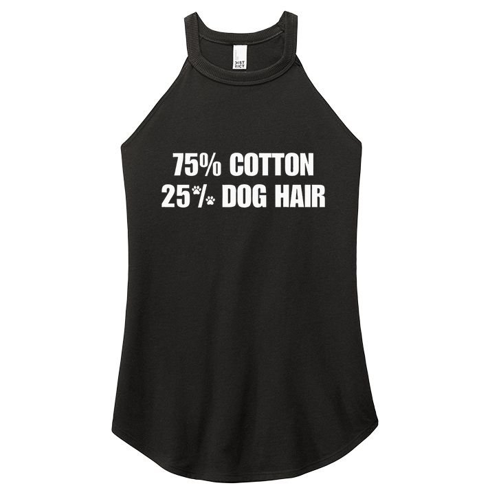 75 Cotton 25 Percent Dog Hair Women's Perfect Tri Rocker Tank